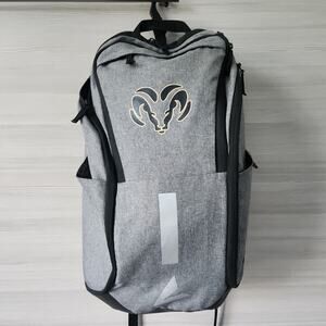 BSN SPORTS‎ STEP-UP Gym BACKPACK Multiple Components And Hook Bag RAM graphic